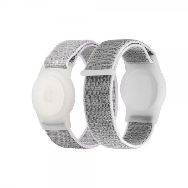 Mobile Origin AirTag Armband Nylon Grå