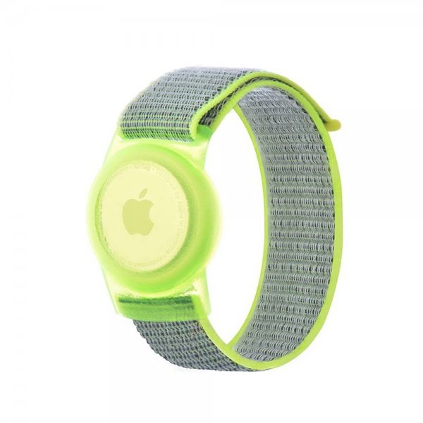 Mobile Origin AirTag Armband Nylon Grön