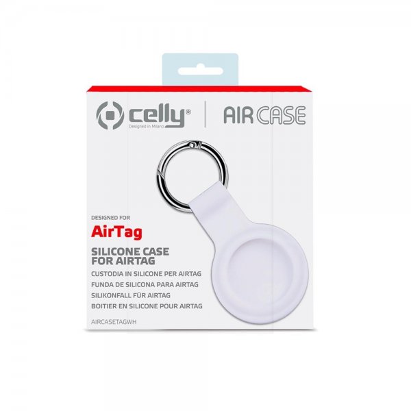Celly AirTag Hållare AirCase Vit