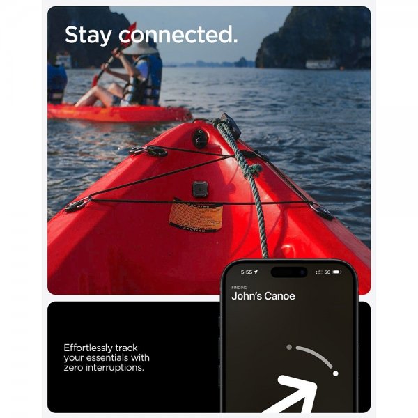 Spigen AirTag Hållare Tough Armor IP 4-pack Svart