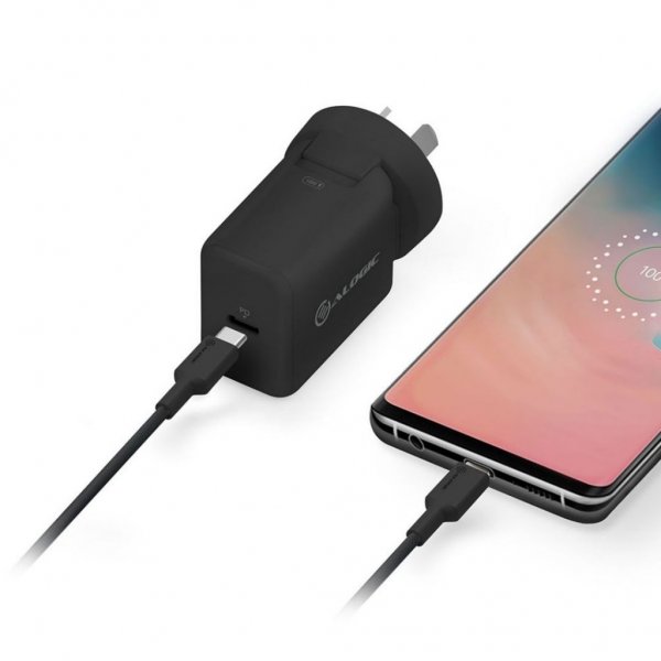 ALOGIC USB-C till USB-C laddkabel Elements Pro 5A Svart 1m