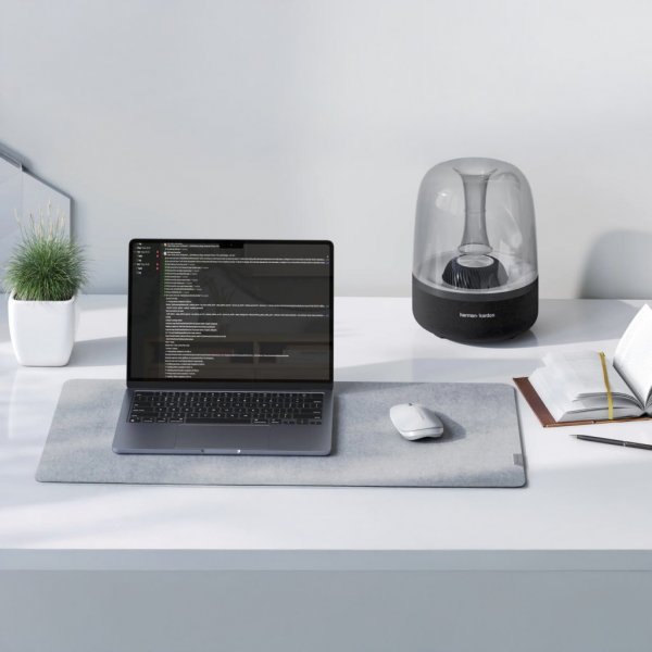 ALOGIC Trådlös Mus Echelon Bluetooth USB-C laddningsbar 4 knappar Vit