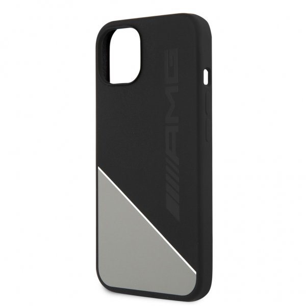 AMG iPhone 13 Mini Skal Liquid Silicone Two Tone Grå