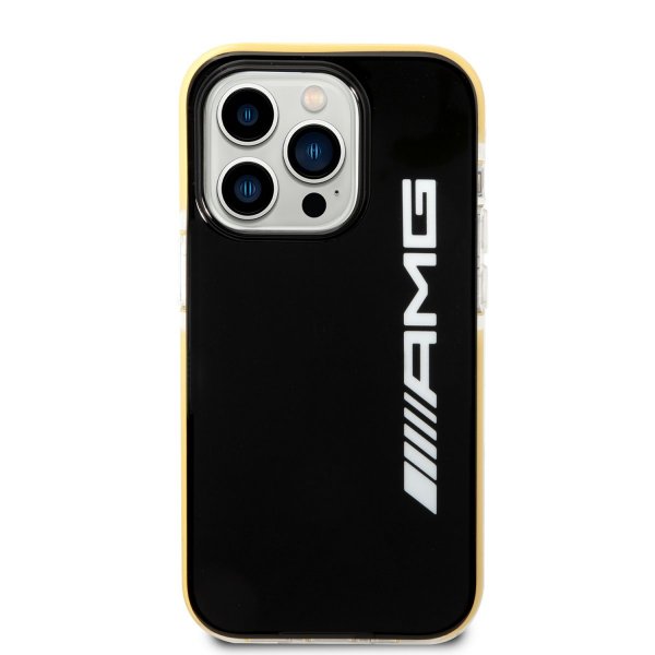 AMG iPhone 14 Pro Skal med Logo Svart Gul
