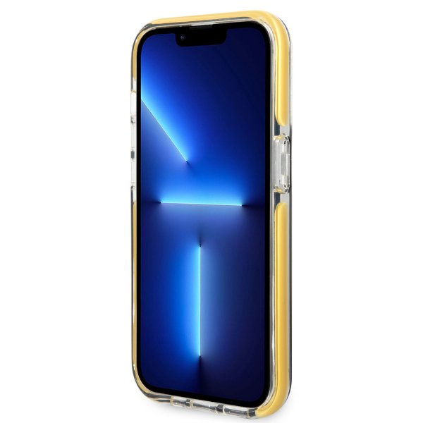 AMG iPhone 14 Pro Max Skal med Logo Svart Gul