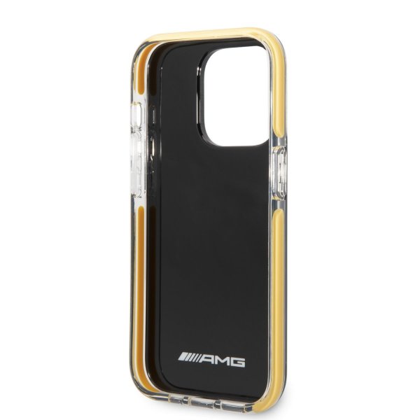 AMG iPhone 14 Pro Skal med Logo Svart Gul