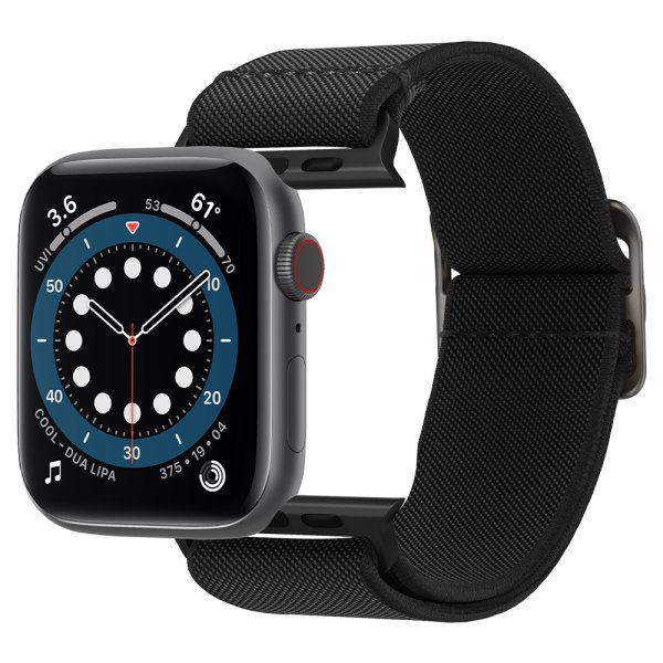 Spigen Apple Watch 42/44/45mm/Apple Watch Ultra Armband Lite Fit Svart