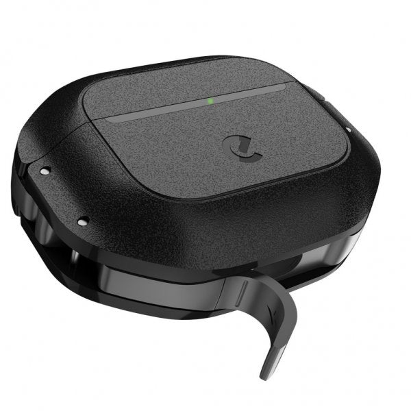 KeyBudz AirPods 4 Skal ElementProof Series Carbon Black