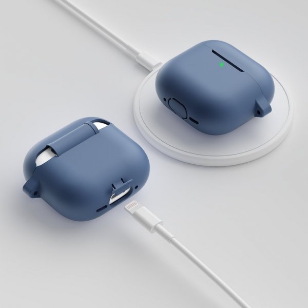 KeyBudz AirPods 4 Skal Elevate Series Cobalt Blue