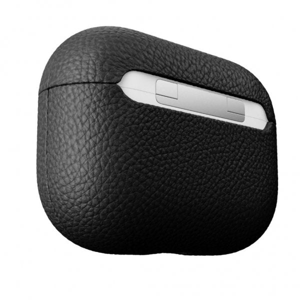 KeyBudz AirPods Pro Skal PodSkinz Äkta Läder Svart