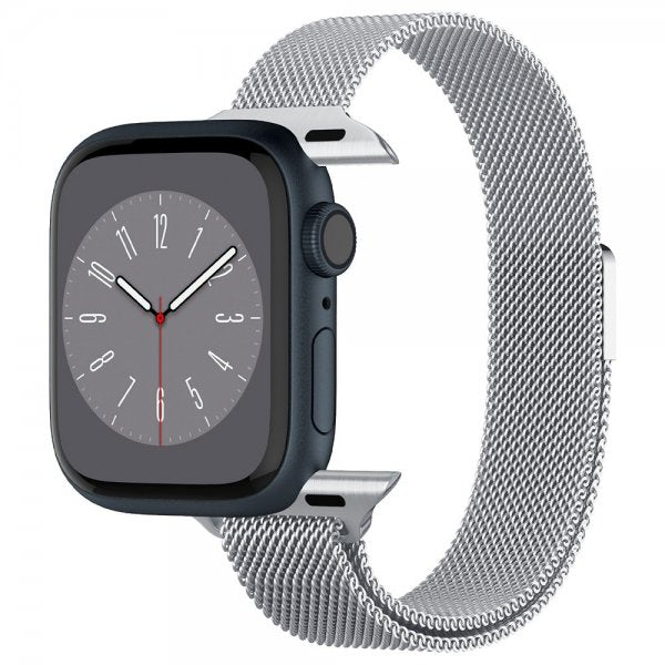 Spigen Apple Watch 38/40/41/42mm Armband Metal Fit Silver