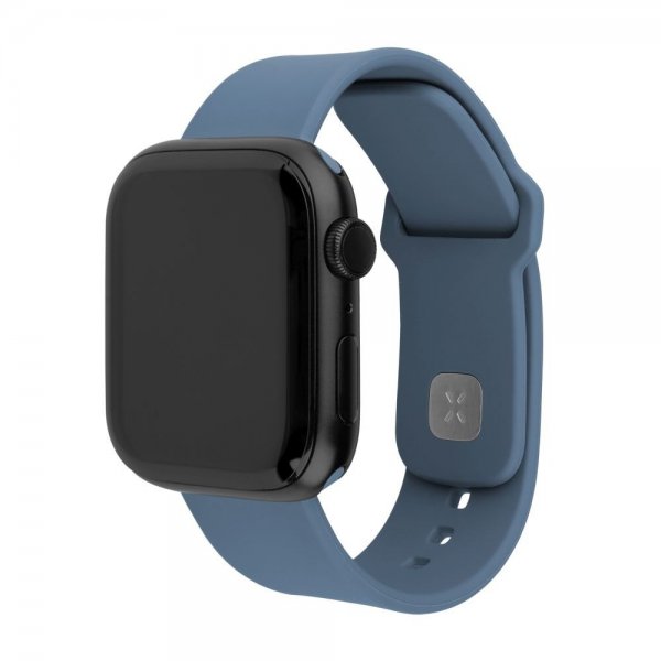 Fixed Apple Watch 38/40/41/42mm Armband Silicone Sporty Strap Ljusblå