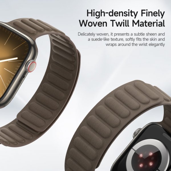 Dux Ducis Apple Watch 38/40/41mm Armband BL Series Taupe