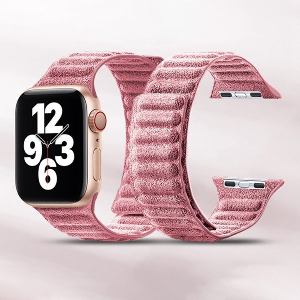 Apple Watch 38/40/41/42mm Armband Mocka Rosa