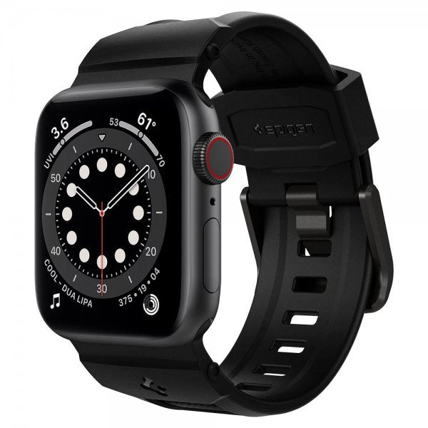 Spigen Apple Watch 38/40/41/42mm Armband Rugged Band Matte Black