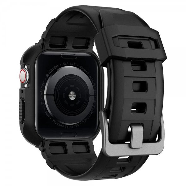 Spigen Apple Watch 40/41mm Skal med armband Rugged Armor Pro Svart