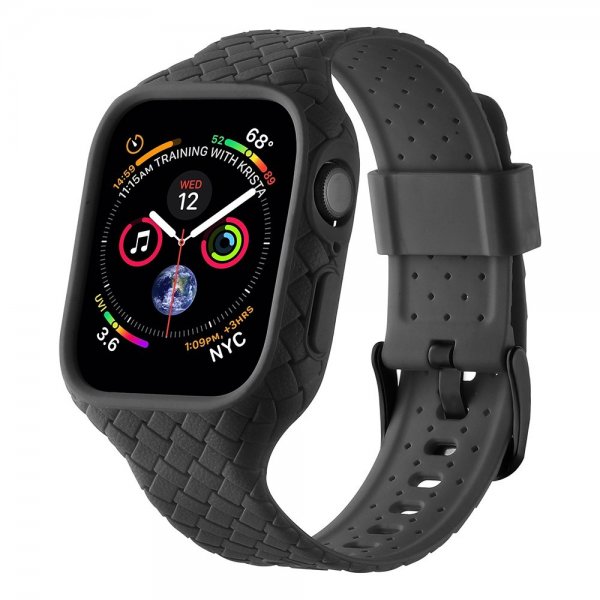 Apple Watch 41mm Armband Vävtextur Svart