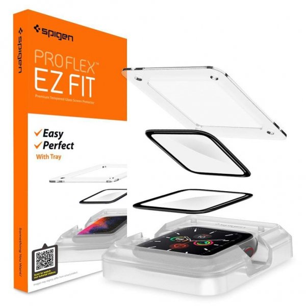 Spigen Apple Watch 41mm Skärmskydd ProFlex EZ Fit 2-pack