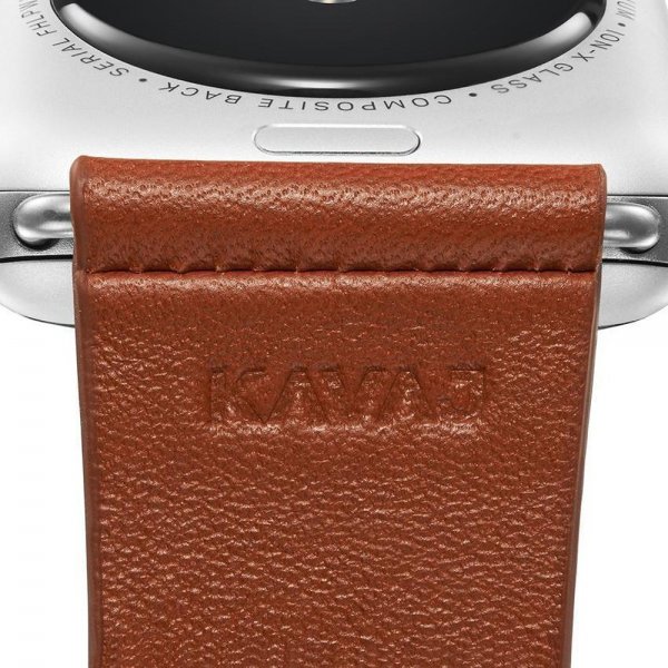 KAVAJ Apple Watch 44/45/46mm/Apple Watch Ultra Armband Barcelona Brun