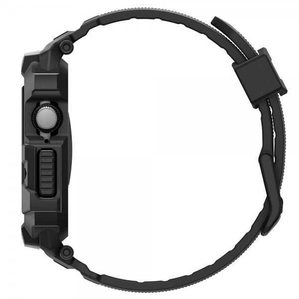 Spigen Apple Watch 42mm (Series 10/11) Armband Rugged Armor Pro 2 Matte Black