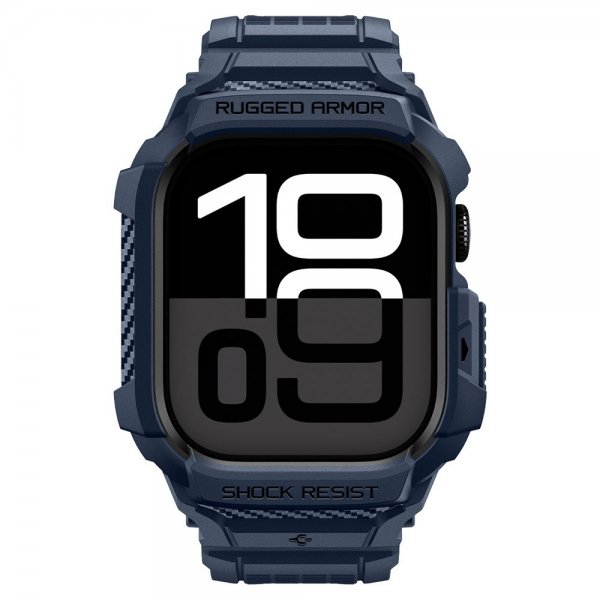 Spigen Apple Watch 42mm (Series 10/11) Armband Rugged Armor Pro 2 Navy Blue