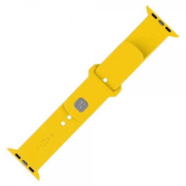 Fixed Apple Watch 44/45/46mm Armband Silicone Sporty Strap Gul