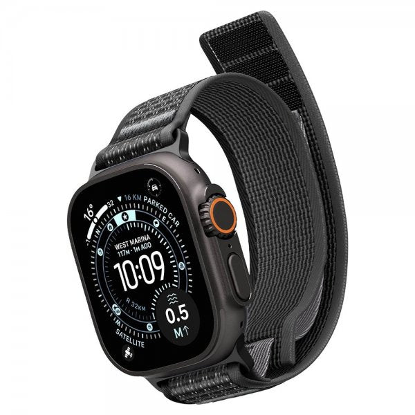 Spigen Apple Watch 44/45/46mm/Ultra 49mm Armband Athlex Air 2 Active Black Gray