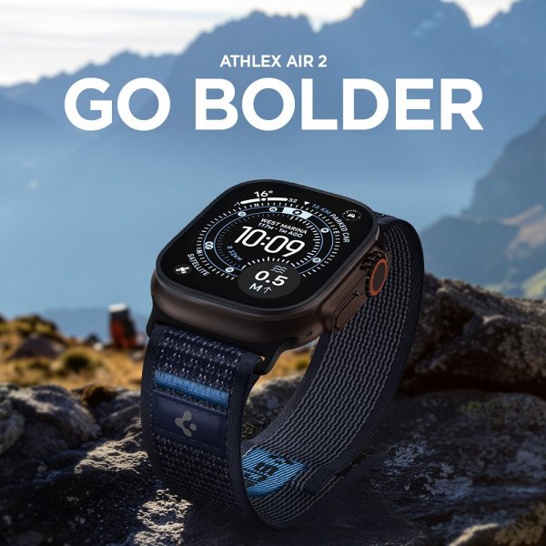 Spigen Apple Watch 44/45/46mm/Ultra 49mm Armband Athlex Air 2 Active Navy