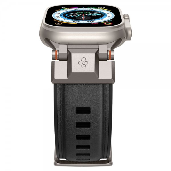 Spigen Apple Watch 44/45/46mm/Ultra 49mm Armband DuraPro Armor PU Svart