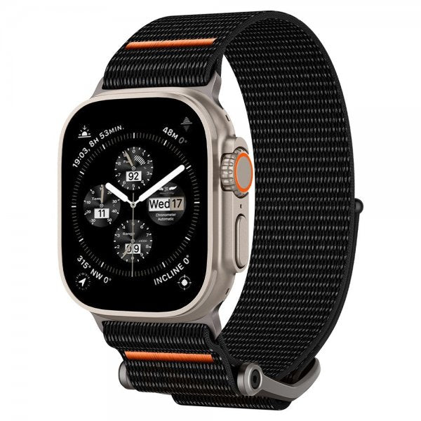 Spigen Apple Watch 44/45/46mm/Ultra 49mm Armband DuraPro Flex Svart