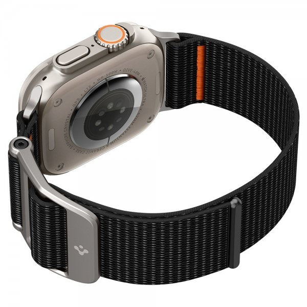 Spigen Apple Watch 44/45/46mm/Ultra 49mm Armband DuraPro Flex Svart