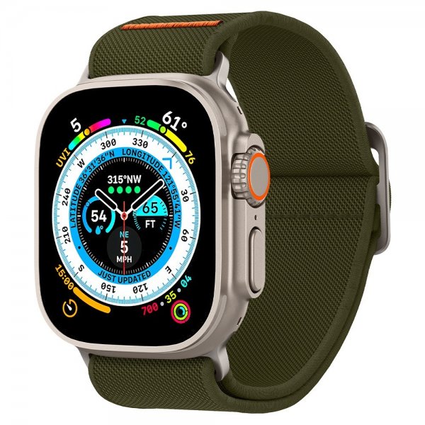 Spigen Apple Watch 44/45/46mm/Ultra 49mm Armband Lite Fit Ultra Khaki