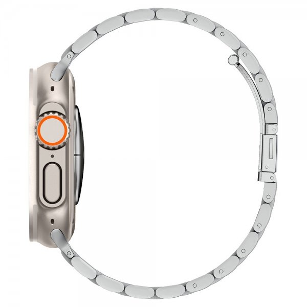 Spigen Apple Watch 44/45/46mm/Ultra 49mm Armband Modern Fit 316L Silver