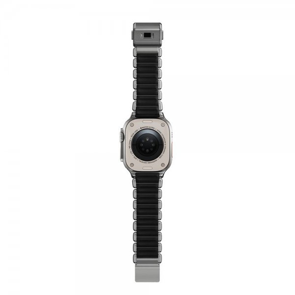 Nomad Apple Watch 44/45/46mm/Ultra 49mm Armband Stratos Band Natural Svart
