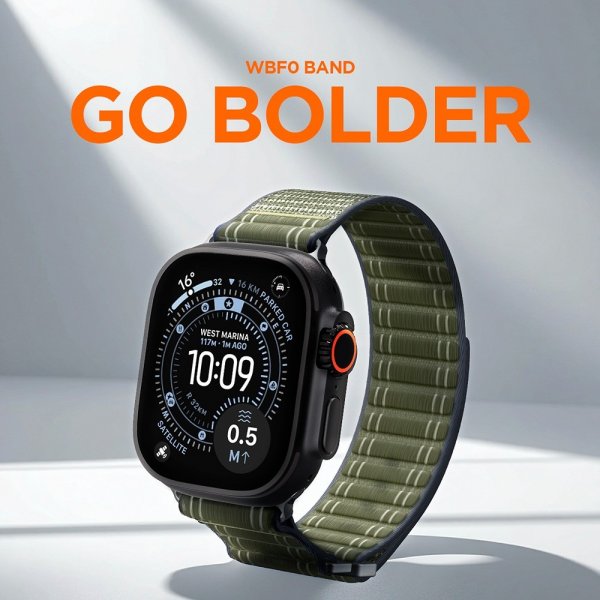 Spigen Apple Watch 44/45/46mm/Ultra 49mm Armband WBF0 Grön