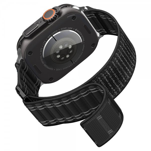 Spigen Apple Watch 44/45/46mm/Ultra 49mm Armband WBF0 Svart