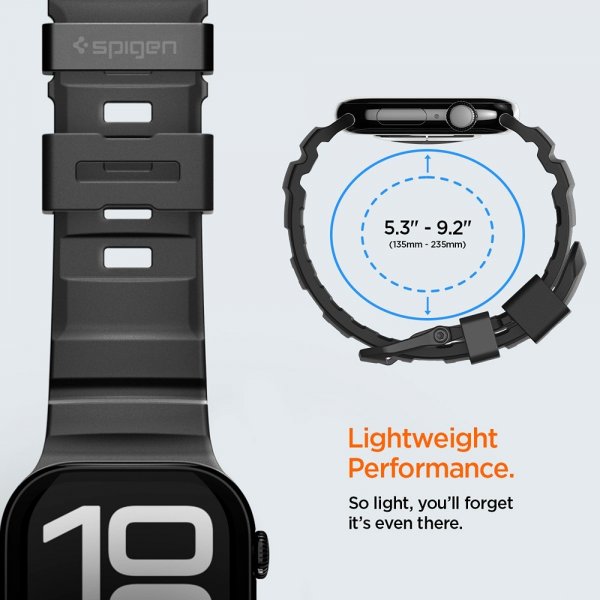 Spigen Apple Watch 44/45/46mm/Ultra 49mm Armband WBS2 Svart