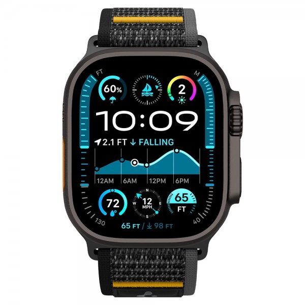 Spigen Apple Watch 44/45/46mm/Ultra 49mm Armband Athlex Air Active Black
