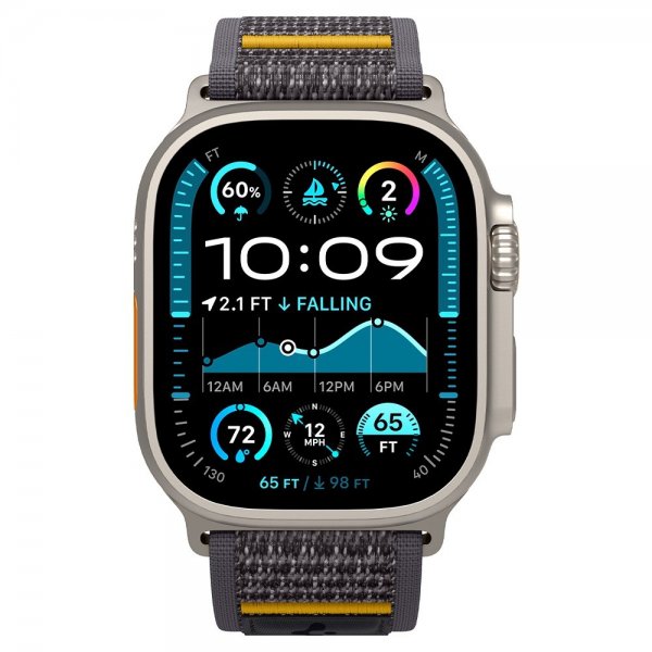 Spigen Apple Watch 44/45/46mm/Ultra 49mm Armband Athlex Air Active Gray