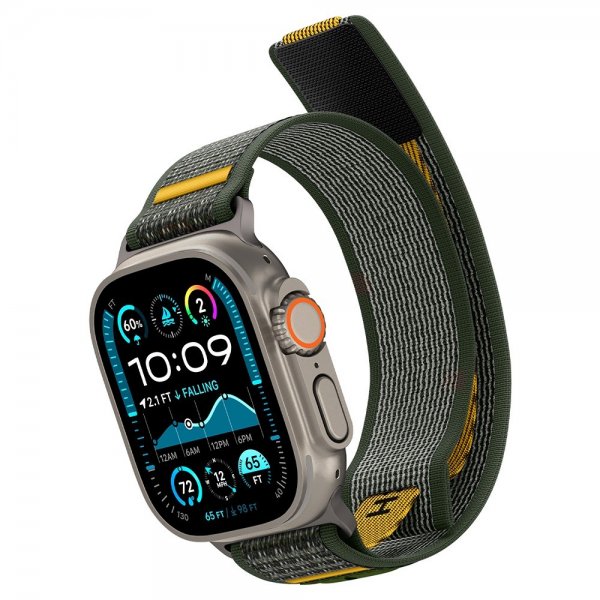 Spigen Apple Watch 44/45/46mm/Ultra 49mm Armband Athlex Air Active Green