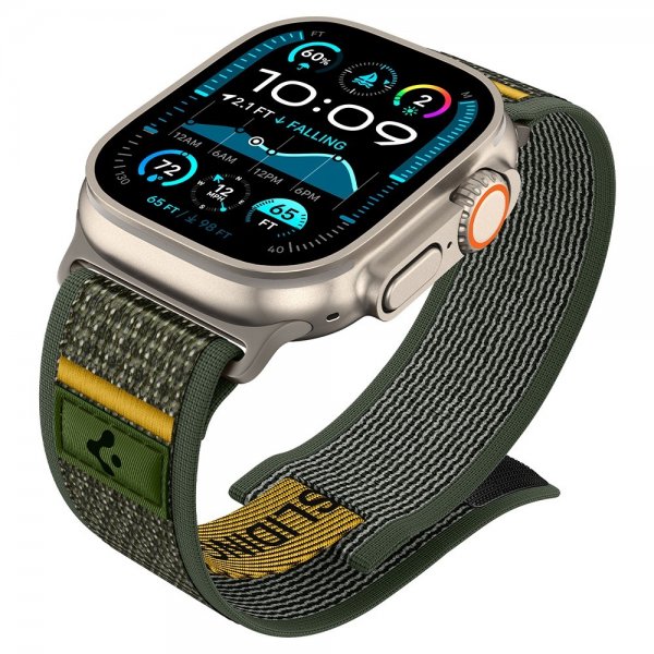 Spigen Apple Watch 44/45/46mm/Ultra 49mm Armband Athlex Air Active Green