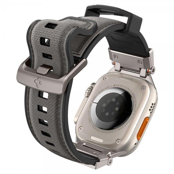 Spigen Apple Watch 44/45/46mm/Ultra 49mm Armband DuraPro Armor Grå