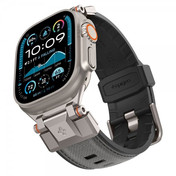 Spigen Apple Watch 44/45/46mm/Ultra 49mm Armband DuraPro Armor Grå