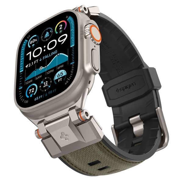 Spigen Apple Watch 44/45/46mm/Ultra 49mm Armband DuraPro Armor Military Green