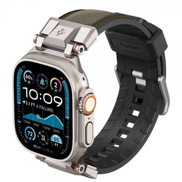Spigen Apple Watch 44/45/46mm/Ultra 49mm Armband DuraPro Armor Military Green