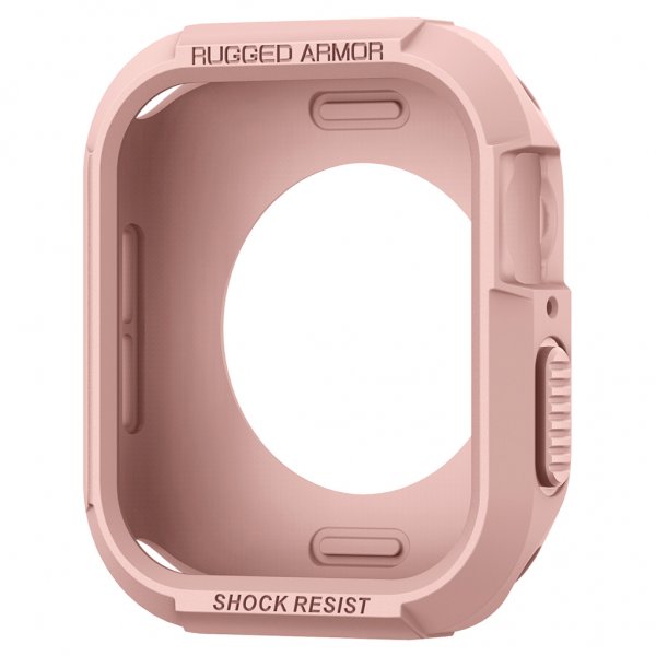 Spigen Apple Watch 44/45mm Skal Rugged Armor Roseguld