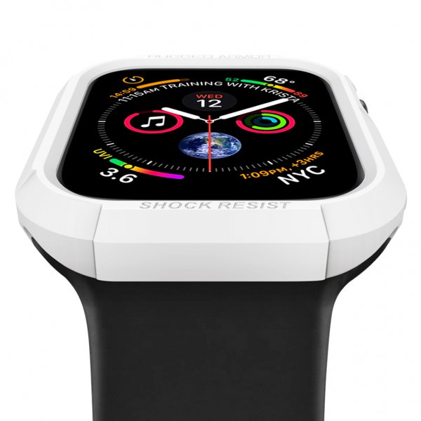 Spigen Apple Watch 44/45mm Skal Rugged Armor Vit