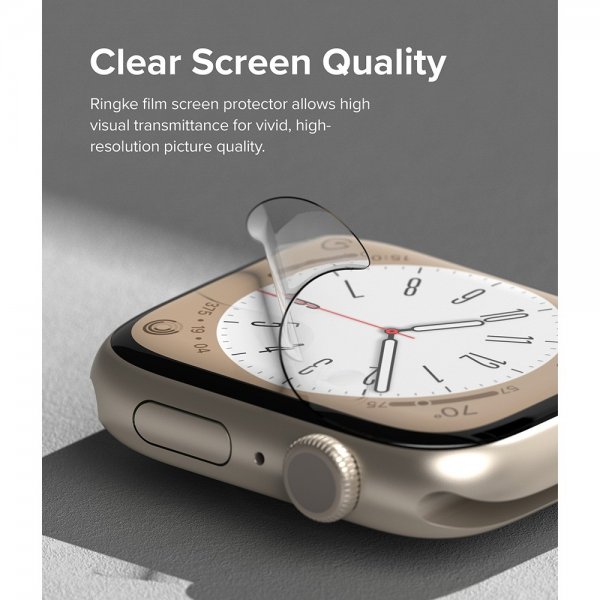 Ringke Apple Watch 44/45mm Skärmskydd Dual Easy Film 3-pack