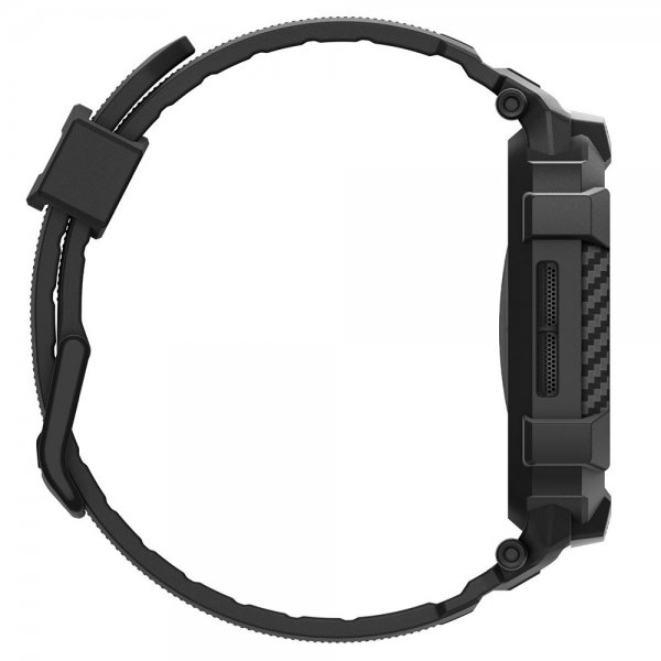 Spigen Apple Watch 46mm (Series 10/11) Armband Rugged Armor Pro 2 Matte Black