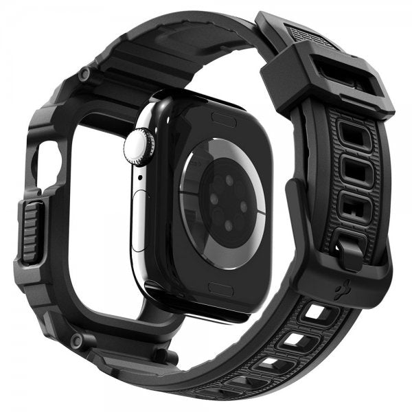 Spigen Apple Watch 46mm (Series 10/11) Armband Rugged Armor Pro 2 Matte Black